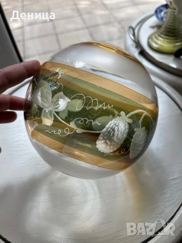 Кристална ваза на Joska Ръчна гравюра и налични етикети , снимка 3 - Вази - 51638133