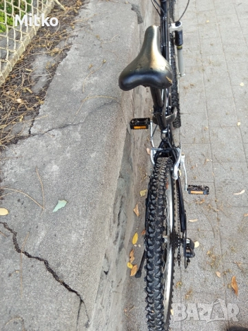 26 цола алуминиев велосипед с 21 скорости усилени капли амортисьори предни и задни като нов , снимка 5 - Велосипеди - 51761777