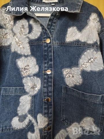 Дънково яке,нов модел,Л, снимка 2 - Якета - 54164095