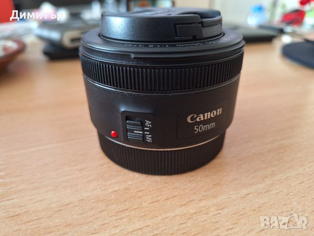 Обектив Canon 50mm 1.8 STM, снимка 4 - Обективи и филтри - 45930997