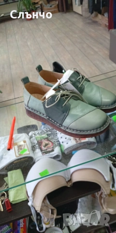 Дамски обувки естествена кожа 