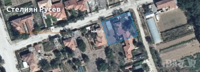 2 имота -232кв къща   / парцел 1440 кв двор  в с. Калипетрово, зад детската градина на ул. Зелен Син, снимка 2 - Парцели - 52887573