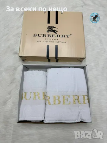 Burberry🔝Chanel Луксозни Хавлии - 2бр. в кутия - Налични Различни Цветове Код D2153, снимка 10 - Хавлиени кърпи - 49423389