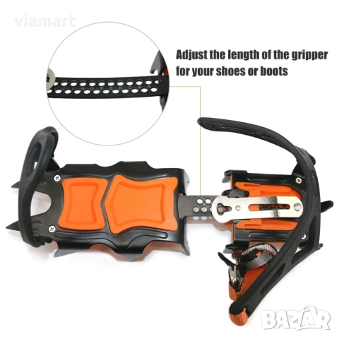 Туристически котки за обувки, Против подхлъзване на лед и сняг, снимка 11 - Други спортове - 53664322