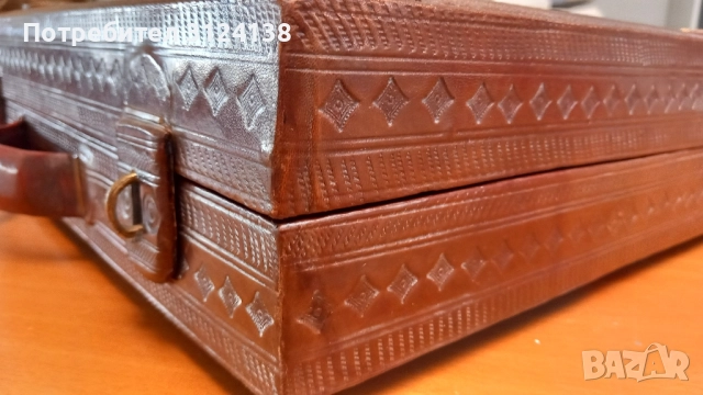 Кожена табла за игра, снимка 4 - Шах и табла - 52546397