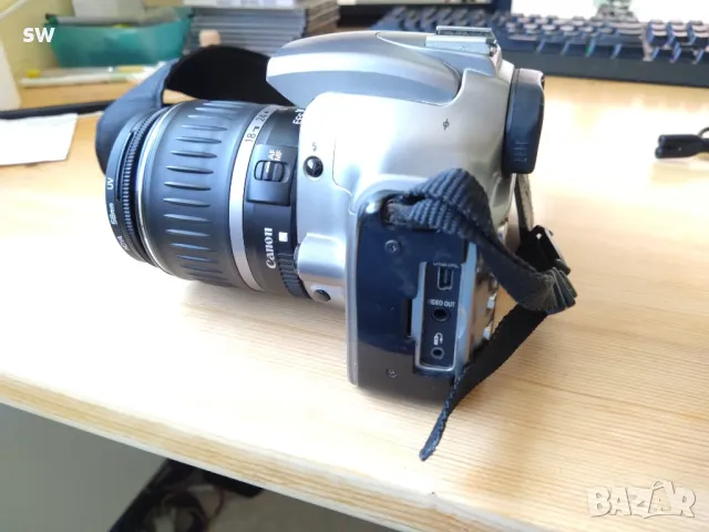 фото Canon EOS 300d + ef-s 18-55, 3 батерии+зарядно, 2 карти, чанта, снимка 7 - Фотоапарати - 49824824