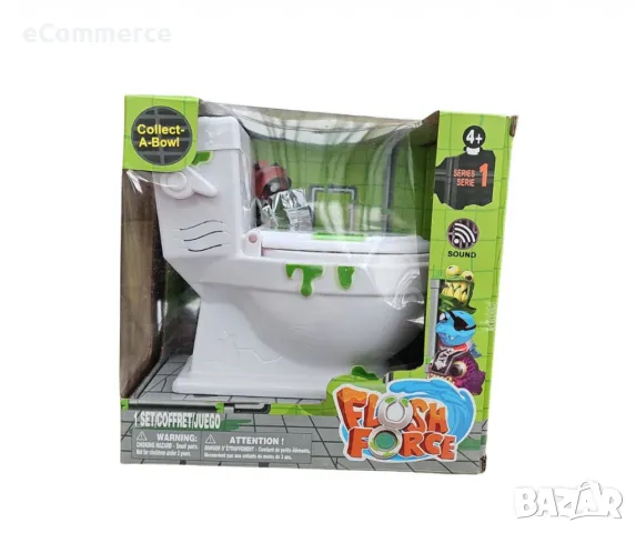 Flush Force,тоалетна чиния с фигурка изненада, снимка 1 - Други - 48936244