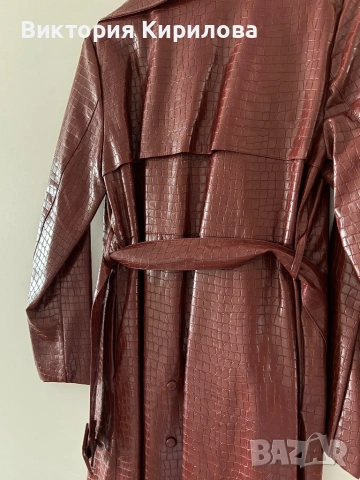 Coat кожено манто, снимка 2 - Якета - 53101547