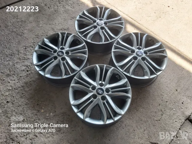4 броя алуминиеви джанти за Hyundai IX35,Hyundai I30 17, снимка 6 - Гуми и джанти - 50045381