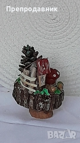 Ръчно изработени миниатюрни къщички "Вълшебното селце", снимка 6 - Декорация за дома - 54043723