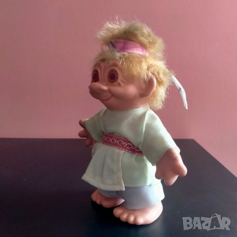 Играчка Кукла Трол Troll 17 см + коса , снимка 6 - Колекции - 45372927