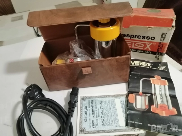 Ретро, италианска кафеварка VELOX, снимка 12 - Кафемашини - 52850024