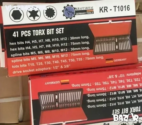 Накрайници торкс /еврейска звезда / К-т 41 ч торсове KRAFT , снимка 3 - Гедорета - 53917727