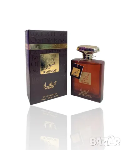 Оригинален арабски у н и с е к с парфюм KOUNOZ by MANASIK, 100ML EAU DE PARFUM, снимка 2 - Унисекс парфюми - 49118828