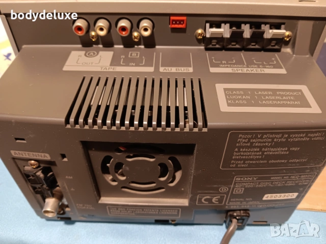 SONY MD 313 аудио система с мини диск, снимка 4 - Аудиосистеми - 53869446