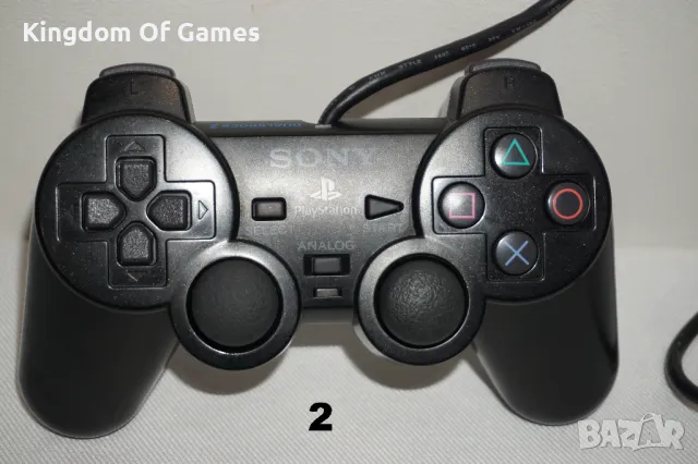 Два Броя Оригинални Джойстици DUALSHOCK 2 SCPH 10010 За Конзола Sony Playstation 2 , снимка 8 - Аксесоари - 46850983