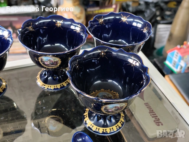 Порцеланови купички за десерт Bavaria Kobalt, снимка 3 - Сервизи - 53259321