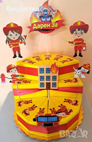 Картонени торти за детски рожден ден – по поръчка, снимка 4 - Други услуги - 53463642