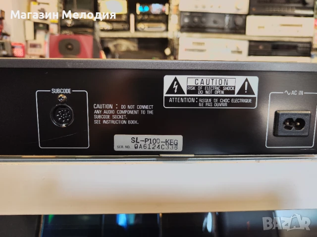 CD Player Technics SL-P100 В отлично техническо и визуално състояние., снимка 11 - Декове - 51113611