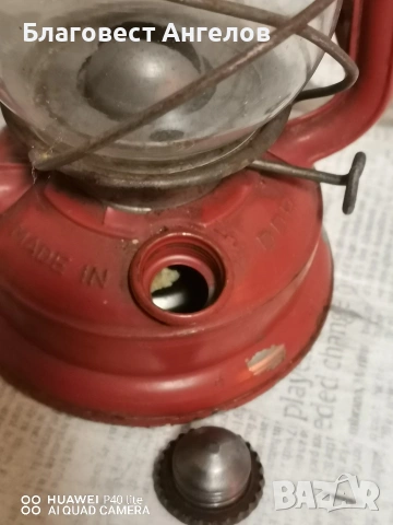 Немски газов фенер номер 158, снимка 4 - Антикварни и старинни предмети - 53417139