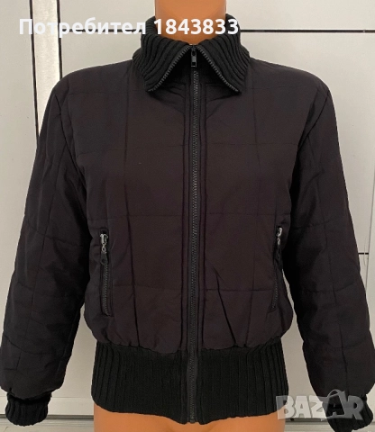 Дамско яке в черно, снимка 3 - Якета - 51825164