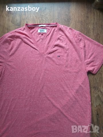 Tommy Jeans T-shirt - страхотна мъжка тениска ХЛ, снимка 6 - Тениски - 45456164