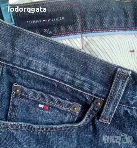 Дънки Tommy Hilfiger Jeans W32-33 L34 Оригинални Brooklyn Носени Веднъж, снимка 8 - Дънки - 48703701