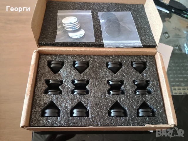 TODN AUDIO® Die-cast aluminium spikes with pure copper arrow 