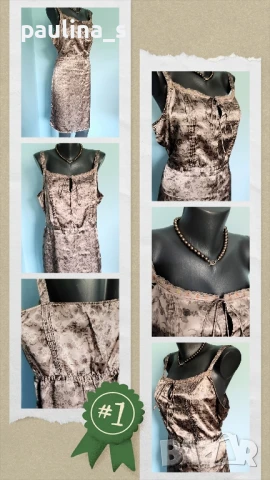 Два различни броя / Маркова рокля с открити рамене "Soya" и "Betsey Johnson" New York , снимка 4 - Рокли - 51024041