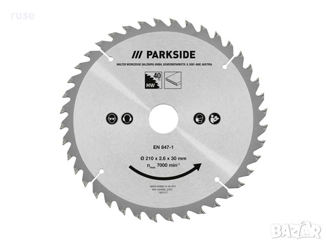 НОВИ! Комплект 3 броя циркулярни дискове Ø 210 mm /40/60/80 зъба, снимка 1 - Други инструменти - 46770350