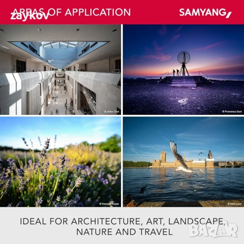 Обектив Samyang AF 14mm F2.8 с автофокус за Nikon F , снимка 4 - Обективи и филтри - 53214626