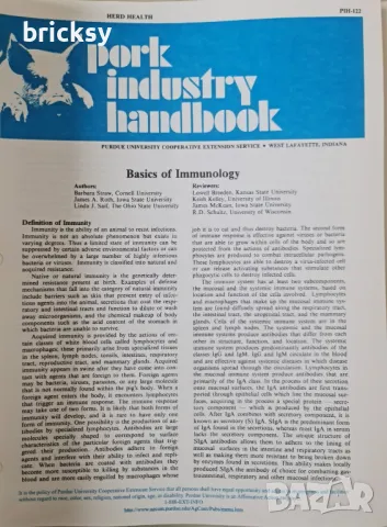 Англоезичен наръчник свинепроизводството Pork Industry handbook 1999, снимка 13 - Специализирана литература - 48988939