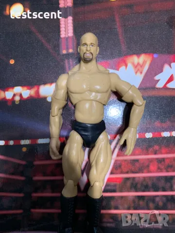 Екшън фигура WWE Stone Cold Steve Austin Ледения Стив Остин figure играчка WWF Jakks TTL Titan, снимка 12 - Колекции - 49552486