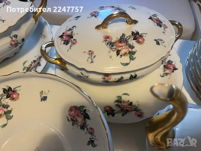 Сервиз за хранене и чай Limoges, снимка 2 - Сервизи - 53793658