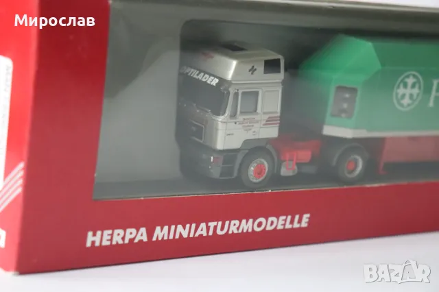 HERPA 1/87 H0 MAN КАМИОН МОДЕЛ ТИР ИГРАЧКА КОЛИЧКА , снимка 4 - Колекции - 49180761