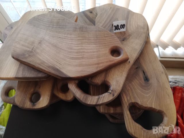 Дървени дъски за мезета/орех, снимка 2 - Декорация за дома - 45697719