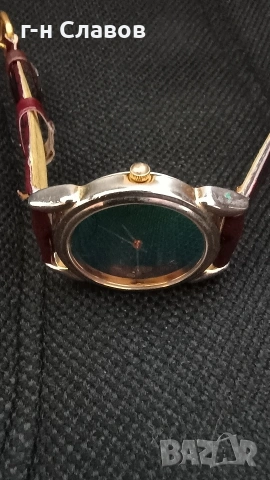 18k Gold Charles Delon, огледално стъкло, нова AGFA батерия. , снимка 9 - Мъжки - 53606554