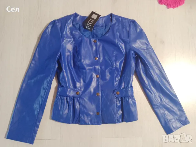 Ново кожено яке Figl S-M, снимка 3 - Якета - 50058268