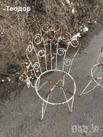 Метални Столове 6 броя, снимка 6 - Градински мебели, декорация  - 53622014