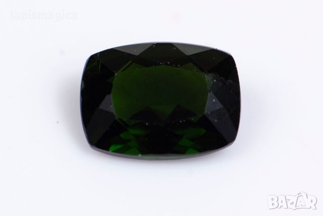 Хром диопсид 0.93ct 7x5mm cushion шлифовка #2, снимка 1 - Други - 45457262