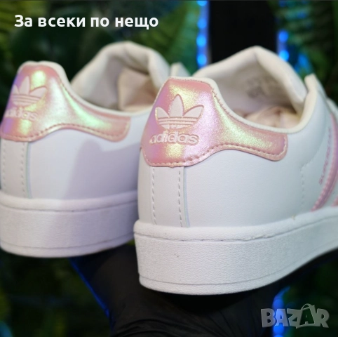 Adidas Superstar Дамски Маратонки С Кутия👟Дамски Спортни Обувки - 3 Цвята Код S90, снимка 6 - Маратонки - 52417337