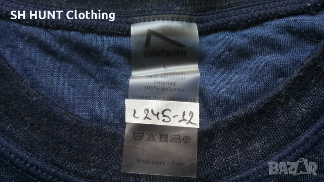 Norheim Thermo Underwear 70% Merino Wool размер L термо блуза 70% Мерино вълна - 1601, снимка 8 - Пуловери - 52674876