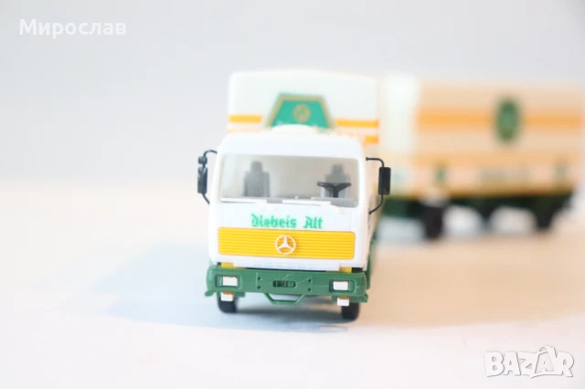 HERPA  H0 1/87 MERCEDES BENZ КАМИОН МОДЕЛ КОЛИЧКА ИГРАЧКА, снимка 4 - Колекции - 47640097