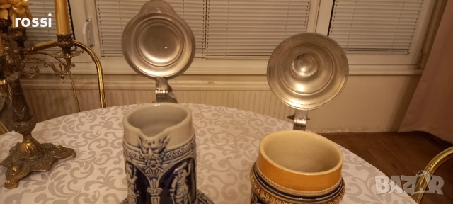 Vintage. Нови! Великолепна кана 1,5 л. със знаменити личности и Рисувана халба 1 л., снимка 11 - Колекции - 27627296