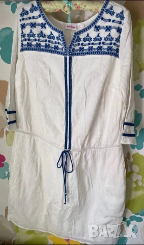 Нова рокля памук с бродерия на John Baner,44 размер. 