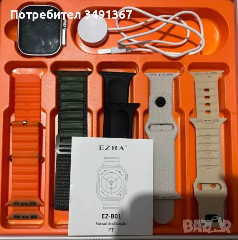 Стилен смарт часовник, Smart Watch Ezra, 5+1 SW133, снимка 2 - Смарт часовници - 49227669