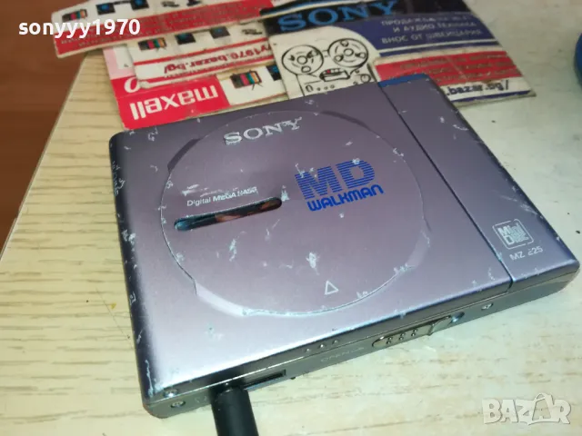 MINIDISC SONY-РАБОТИ С НОРМАЛНА БАТЕРИЯ 1,5В 2611241012, снимка 1 - Радиокасетофони, транзистори - 48109408