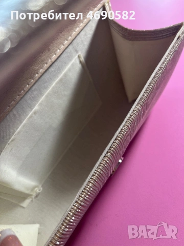 Златиста официална чанта, снимка 7 - Чанти - 53046232