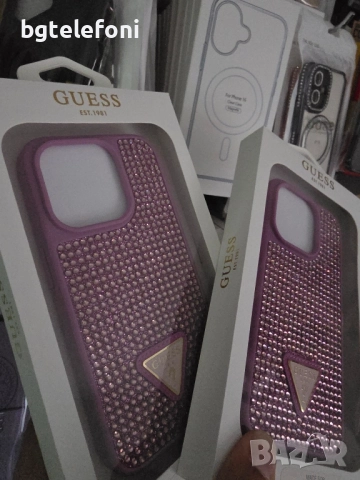 Промо!!! GUESS гърбове за iPhone 15 Pro , 15 Pro Max