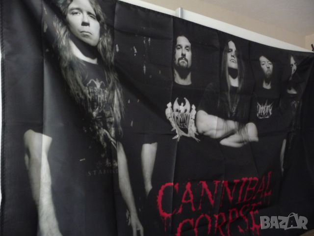 Cannibal Corpse знаме дет метъл хеви метъли металист постер, снимка 2 - Декорация за дома - 45307520